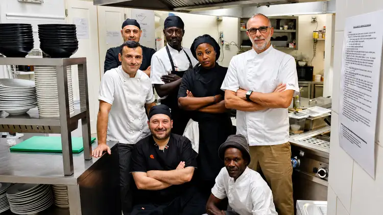 Il nostro team in cucina - Lo Squalo